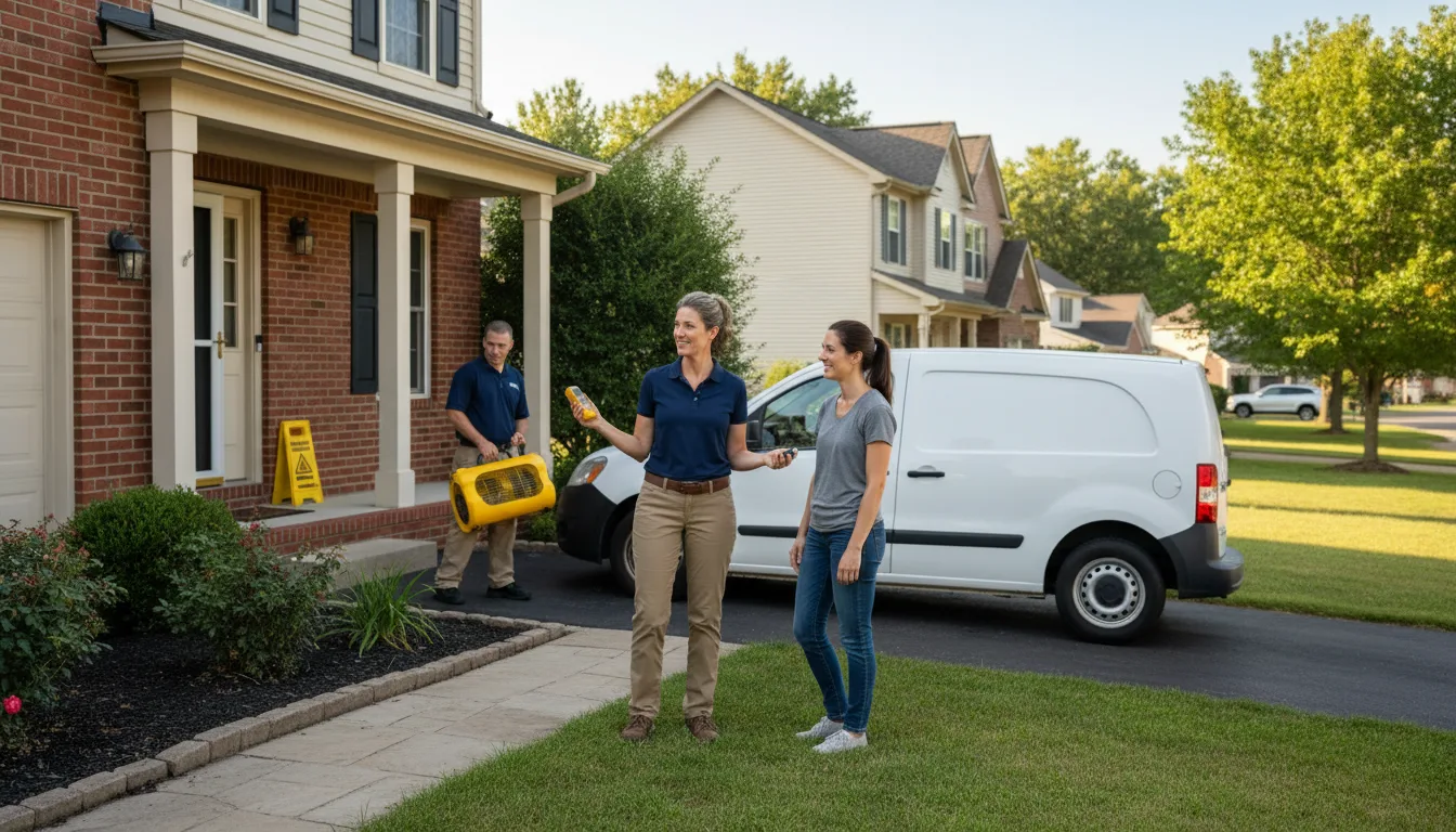 Residential water damage restoration in Hammett, ID